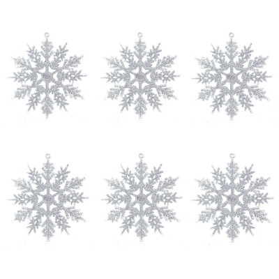 Toponeto 6PcsSet Glitter Snowflake Christmas Ornaments Xmas Tree Hanging Decoration10cm
Toponeto 6PcsSet Glitter Snowflake Christmas Ornaments Xmas Tree Hanging Decoration10cm