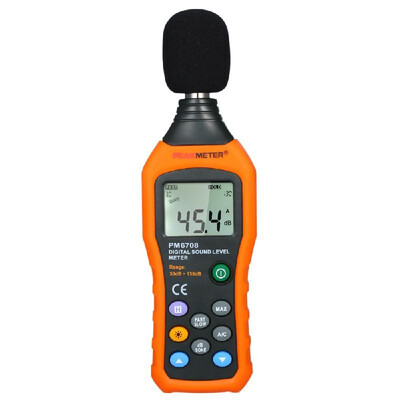 PEAKMETER High Accuracy LCD Digital Noisemeter Sound Level Meter 30-130dB Noise Volume Measuring Instrument Decibel Monitoring Tes
PEAKMETER High Accuracy LCD Digital Noisemeter Sound Level Meter 30-130dB Noise Volume Measuring Instrument Decibel Monitoring Tes
