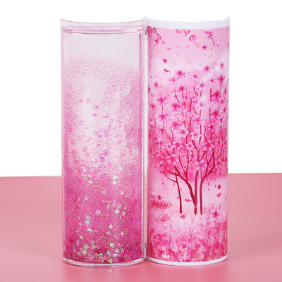 Toponeto Quicksand Stationery Box Multi-function Pen Case Transparent Simple Cylindrical Pencil Case
Toponeto Quicksand Stationery Box Multi-function Pen Case Transparent Simple Cylindrical Pencil Case