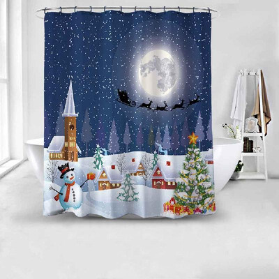 Shower Curtain Christmas Decoration Bath Curtains Waterproof Polyester Fabric Anti-mildew Bathroom Curtains for Bathtub Showers 12
Shower Curtain Christmas Decoration Bath Curtains Waterproof Polyester Fabric Anti-mildew Bathroom Curtains for Bathtub Showers 12