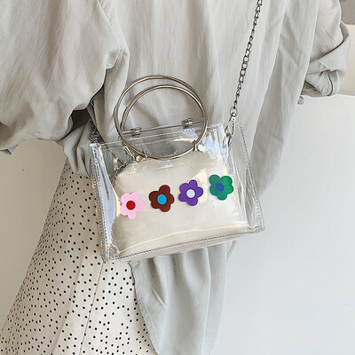 Summer transparent small bag female 2019 new wave Korean version of the wild Messenger bag chain small fresh hand-held jelly package
Summer transparent small bag female 2019 new wave Korean version of the wild Messenger bag chain small fresh hand-held jelly package