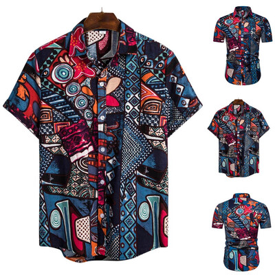 Toponeto Mens Ethnic Short Sleeve Casual Cotton Linen Printing Hawaiian Shirt Blouse
Toponeto Mens Ethnic Short Sleeve Casual Cotton Linen Printing Hawaiian Shirt Blouse