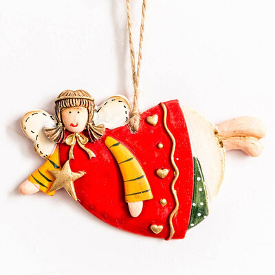 1PC Rustic Painted Angel Christmas Pendants Resin Christmas tree pendant Drop Ornaments Xmas Party Hanging Decorations Crafts
1PC Rustic Painted Angel Christmas Pendants Resin Christmas tree pendant Drop Ornaments Xmas Party Hanging Decorations Crafts