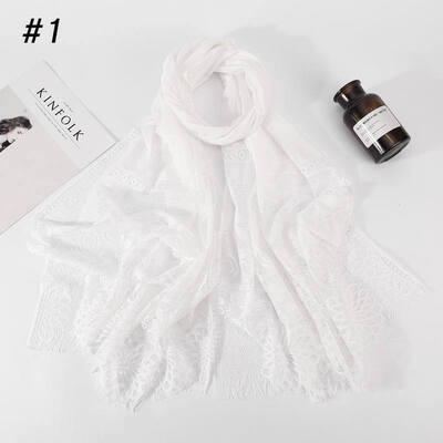 Hui people hijab Muslim ladies headscarf wholesale 2019 new cross-border fashion lace scarf
Hui people hijab Muslim ladies headscarf wholesale 2019 new cross-border fashion lace scarf