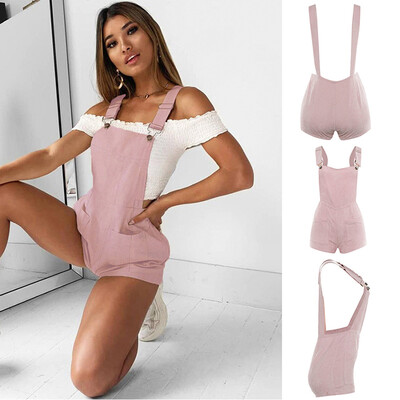 Starmoon Womens Summer Jumpsuit Bib Pants Fashion Holiday Jumpsuit Solid Color Bib Short
Starmoon Womens Summer Jumpsuit Bib Pants Fashion Holiday Jumpsuit Solid Color Bib Short