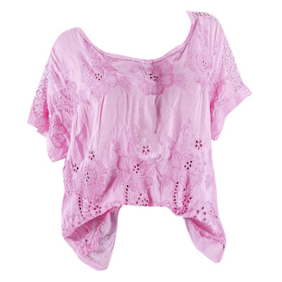 Starmoon Women Casual Short Sleeve Lace Solid Fashion Loose Plue Size Tops Shirt Blouse
Starmoon Women Casual Short Sleeve Lace Solid Fashion Loose Plue Size Tops Shirt Blouse