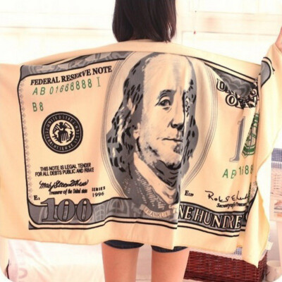 One Hundred Dollar USA Bill Decorative Beach Towel Printed Bath Towel For Beach Swimming Pool Sunbathing
One Hundred Dollar USA Bill Decorative Beach Towel Printed Bath Towel For Beach Swimming Pool Sunbathing