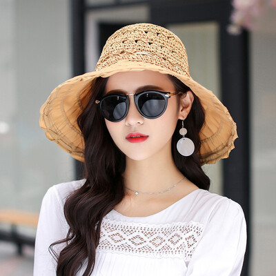 hat summer small fresh straw hat sun-proof sun hat folding all-to-one along the beach cap cool the hat
hat summer small fresh straw hat sun-proof sun hat folding all-to-one along the beach cap cool the hat