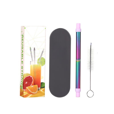 Portable Drinking Straws Stainless Steel Metal Straw With Silicone Tip Storage Case Bar Party
Portable Drinking Straws Stainless Steel Metal Straw With Silicone Tip Storage Case Bar Party