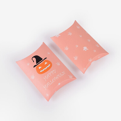 5Pcs Cute Halloween Pillow Box Paper Boxes For Packaging Candy Gifts Bag Party Candy Bag
5Pcs Cute Halloween Pillow Box Paper Boxes For Packaging Candy Gifts Bag Party Candy Bag