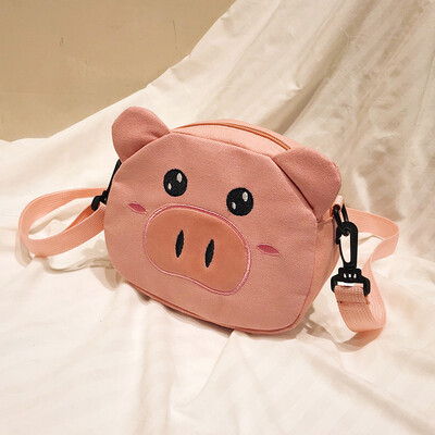 Tailored Female Cute Canvas Bag Pig Shoulder Bag Cartoon Messenger Bag Student Casual Bag
Tailored Female Cute Canvas Bag Pig Shoulder Bag Cartoon Messenger Bag Student Casual Bag