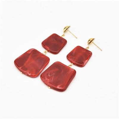 Hot Sale Earrings Geometric Square Acrylic Earings Fashion Jewelry Long Statement Dangle Drop Earrings For Women Brincos Bijoux
Hot Sale Earrings Geometric Square Acrylic Earings Fashion Jewelry Long Statement Dangle Drop Earrings For Women Brincos Bijoux