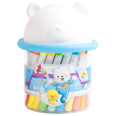 TRUECOLOR 36 color barrel students can be washed crystal color stick children rotating oil pastels crayon painting pen
TRUECOLOR 36 color barrel students can be washed crystal color stick children rotating oil pastels crayon painting pen