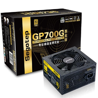 Segotep 600W GP700G ATX PC Computer Power Supply Gaming PSU 12V Active PFC 93 Efficiency 80Plus Gold Universal AC Input 100-240V
Segotep 600W GP700G ATX PC Computer Power Supply Gaming PSU 12V Active PFC 93 Efficiency 80Plus Gold Universal AC Input 100-240V
