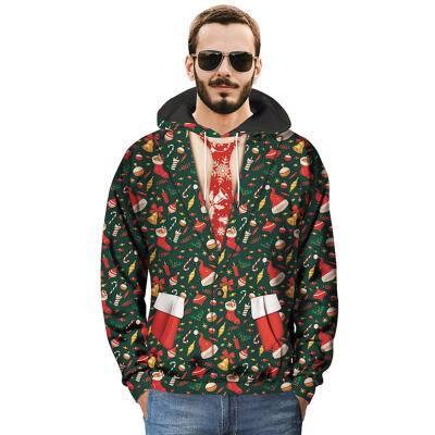 Christmas Autumn Winter Casual Hooded Hoodies 3D Print Gifts Fake Two Pieces Loose Sweatshirts For Men
Christmas Autumn Winter Casual Hooded Hoodies 3D Print Gifts Fake Two Pieces Loose Sweatshirts For Men
