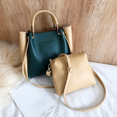 Tailored Fashion Ladies Leather Color Matching Versatile Handbag Shoulder BagSmall Bag
Tailored Fashion Ladies Leather Color Matching Versatile Handbag Shoulder BagSmall Bag