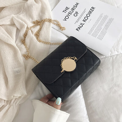 Casual temperament Sen wild slanting small square bag 2019 new Korean fashion simple rhombic chain shoulder bag
Casual temperament Sen wild slanting small square bag 2019 new Korean fashion simple rhombic chain shoulder bag