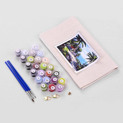DIY Oil Painting Paint By Numbers Kit 1620 Inch with Brushes Acrylic Pigment Coconut Island Landscape Pattern Home Room Wall Deco
DIY Oil Painting Paint By Numbers Kit 1620 Inch with Brushes Acrylic Pigment Coconut Island Landscape Pattern Home Room Wall Deco