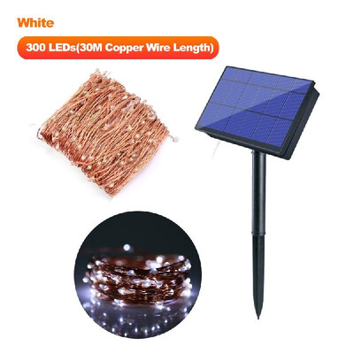 30M984ft Solar Powered String Lights 300 LEDs Solar Copper Wire Lamp Fairy Lights with 8 Modes for Outdoor Yard Garden Patio Chr
30M984ft Solar Powered String Lights 300 LEDs Solar Copper Wire Lamp Fairy Lights with 8 Modes for Outdoor Yard Garden Patio Chr