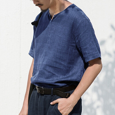 Toponeto Mens Summer New Style Fashion Pure Cotton And Hemp Short Sleeve Comfortable Top
Toponeto Mens Summer New Style Fashion Pure Cotton And Hemp Short Sleeve Comfortable Top