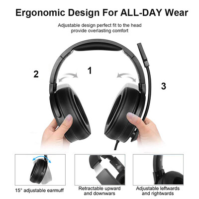 NUBWO N15 Gaming Headphones 35mm Wired Over Ear Headset with Mic Noise Cancelling Volume Control Mute Mic Adjustable Headband for
NUBWO N15 Gaming Headphones 35mm Wired Over Ear Headset with Mic Noise Cancelling Volume Control Mute Mic Adjustable Headband for