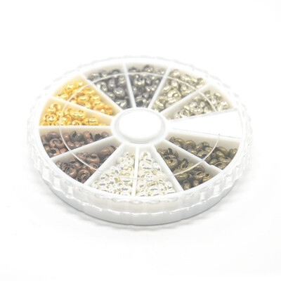 PH PANDAHALL 1Box 6 Colors Iron Half Round Open Crimp Beads Covers Knot Covers Beads End Tips for Jewelry Makings
PH PANDAHALL 1Box 6 Colors Iron Half Round Open Crimp Beads Covers Knot Covers Beads End Tips for Jewelry Makings