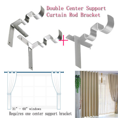 Siaonvr Hang Double Center Support Curtain Rod Bracket Into Window Frame Rod Bracket
Siaonvr Hang Double Center Support Curtain Rod Bracket Into Window Frame Rod Bracket