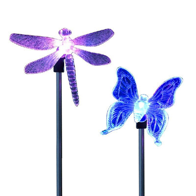 2 Pack LED Solar Garden Stake Light Multi Color-Changing Butterfly Dragonfly Garden Decor Figurines Lights Outdoor Landscape Ligh
2 Pack LED Solar Garden Stake Light Multi Color-Changing Butterfly Dragonfly Garden Decor Figurines Lights Outdoor Landscape Ligh