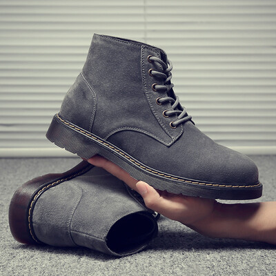 Martin shoes high to help casual mens Martin shoes trend fashion Martin boots retro motorcycle boots
Martin shoes high to help casual mens Martin shoes trend fashion Martin boots retro motorcycle boots