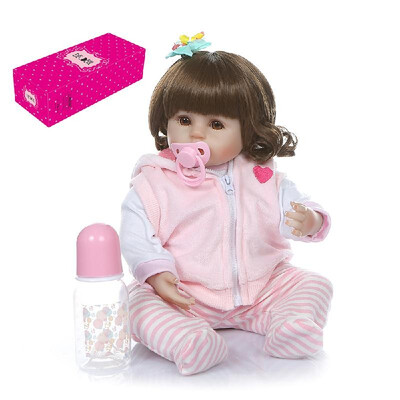 Decdeal 20inch 50cm Reborn Baby Doll Lifelike Sleeping Silicone Vinyl Baby Dolls Perfect Gifts Toy with Blanket&Fox Toy Access
Decdeal 20inch 50cm Reborn Baby Doll Lifelike Sleeping Silicone Vinyl Baby Dolls Perfect Gifts Toy with Blanket&Fox Toy Access
