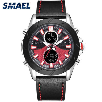 SMAEL1386 Male Digital Sport Wristwatches Waterproof Leather Watches Multifunctional Military Watch For Outdoor
SMAEL1386 Male Digital Sport Wristwatches Waterproof Leather Watches Multifunctional Military Watch For Outdoor