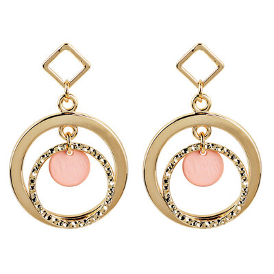 Korean Women Fashion Dress Jewelry Elegant Exaggerated Geometric Metal Circle Long Earrings Gifts
Korean Women Fashion Dress Jewelry Elegant Exaggerated Geometric Metal Circle Long Earrings Gifts