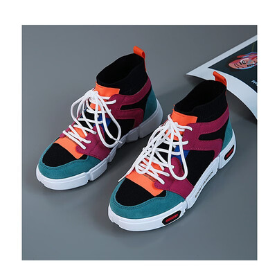 2018 fashion autumn new leather mesh casual shoes Wudao high help womens shoes flat shoes round head student shoes wild
2018 fashion autumn new leather mesh casual shoes Wudao high help womens shoes flat shoes round head student shoes wild