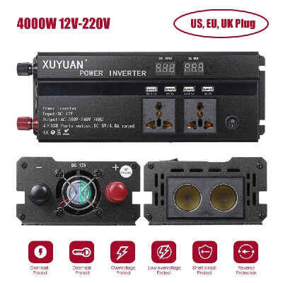 Car Inverter 3000W 4000W 5000W 12V24V 110220V DC to AC Power Inverter Dual Led Display Modified Sine Wave Power Voltage Transfor
Car Inverter 3000W 4000W 5000W 12V24V 110220V DC to AC Power Inverter Dual Led Display Modified Sine Wave Power Voltage Transfor