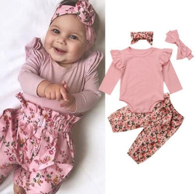 Cute Newborn Infant Kids Baby Girls Long Sleeve Tops Romper Floral Pants Outfits Clothes Set
Cute Newborn Infant Kids Baby Girls Long Sleeve Tops Romper Floral Pants Outfits Clothes Set