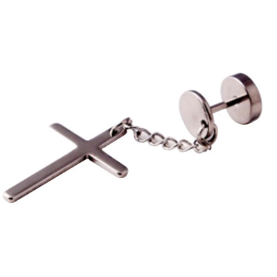 1Pieces Gothic Punk Style Stainless Steel Stud Earring Cross Round Fake Ear Fashion Women Mens Rock Style Jewelry
1Pieces Gothic Punk Style Stainless Steel Stud Earring Cross Round Fake Ear Fashion Women Mens Rock Style Jewelry