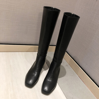 Martin boots after autumn&winter British wind zipper tall knight boots show thin long boots leather boots
Martin boots after autumn&winter British wind zipper tall knight boots show thin long boots leather boots