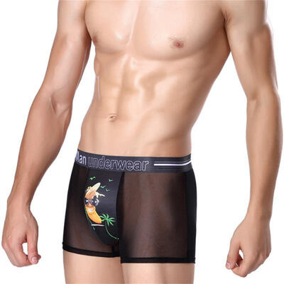 Mens Modal Sexy Silk Printing Breathable Boxers Underwear Taste 3D Banana Pattern 6 Colors Optional
Mens Modal Sexy Silk Printing Breathable Boxers Underwear Taste 3D Banana Pattern 6 Colors Optional