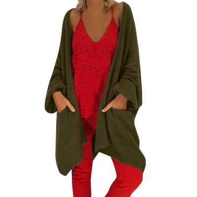 Toponeto Womens Sexy Solid Long Sleeve Fashion Cardigan Coat Tops With Pocket
Toponeto Womens Sexy Solid Long Sleeve Fashion Cardigan Coat Tops With Pocket
