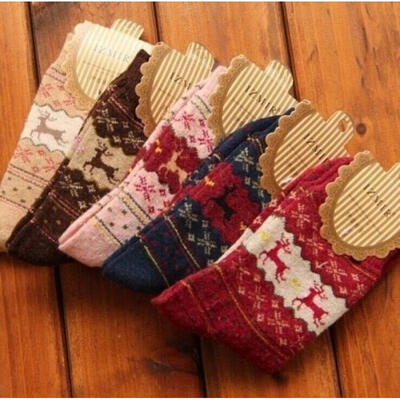 1 pcs Women Winter Socks Christmas Gift Warm Wool Sock Cute Snowflake Deer Comfortable
1 pcs Women Winter Socks Christmas Gift Warm Wool Sock Cute Snowflake Deer Comfortable