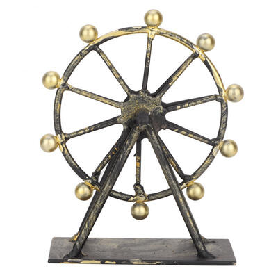 Greensen Retro Iron Ferris Wheel Model Creative Desktop Crafts Decor for Home Living Room Shop Counter
Greensen Retro Iron Ferris Wheel Model Creative Desktop Crafts Decor for Home Living Room Shop Counter