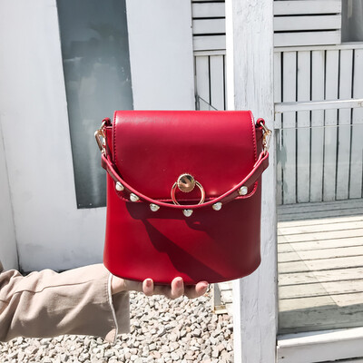 Tailored Womens Fashionable Pure-Color Shoulder Bag Single-Shoulder Bag Bucket Bag
Tailored Womens Fashionable Pure-Color Shoulder Bag Single-Shoulder Bag Bucket Bag
