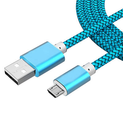Premium Durable Nylon Braided USB To Micro USB Fast Charging Data Cable For Android Phones -15m
Premium Durable Nylon Braided USB To Micro USB Fast Charging Data Cable For Android Phones -15m