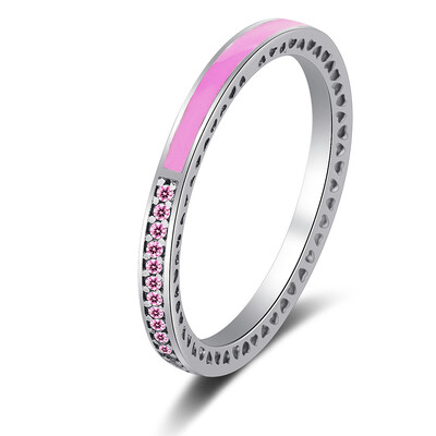 Fashion Charm Finger Rings for Women Men Mothers Day Radiant Hearts Light Pink Enamel Clear Ring Jewelry
Fashion Charm Finger Rings for Women Men Mothers Day Radiant Hearts Light Pink Enamel Clear Ring Jewelry