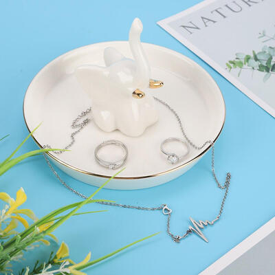 Greensen Ring Holder Dish for Jewelry Necklace Bracelet Holders Organizer Display Home Decor White
Greensen Ring Holder Dish for Jewelry Necklace Bracelet Holders Organizer Display Home Decor White