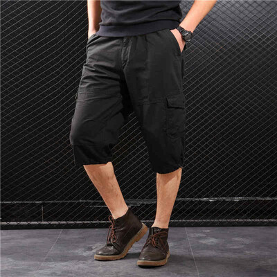 SQSI elastic belt buckle summer multi-pocket mens tooling casual cotton wild seven-pants 4940
SQSI elastic belt buckle summer multi-pocket mens tooling casual cotton wild seven-pants 4940