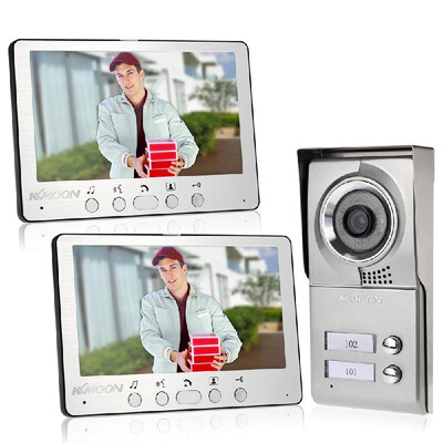 KKmoon® 7 Wired Video Door Phone System Visual Intercom Doorbell Alloy Panel with 2800x480 Indoor Monitor 1700TVL Outdoor Cam
KKmoon® 7 Wired Video Door Phone System Visual Intercom Doorbell Alloy Panel with 2800x480 Indoor Monitor 1700TVL Outdoor Cam