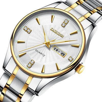 Cashiton Genuine Watch Mens Commercial Quartz Watch Mens Watch Couples Fashion Womens Surface Waterproof Fine Steel Bar Mens W
Cashiton Genuine Watch Mens Commercial Quartz Watch Mens Watch Couples Fashion Womens Surface Waterproof Fine Steel Bar Mens W