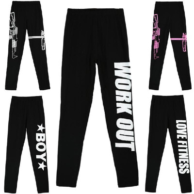 Sexy Women Slim Leggings Letter Print Elastic Waist Sport Yoga Casual Fitness Skinny Pencil Pants Trousers
Sexy Women Slim Leggings Letter Print Elastic Waist Sport Yoga Casual Fitness Skinny Pencil Pants Trousers