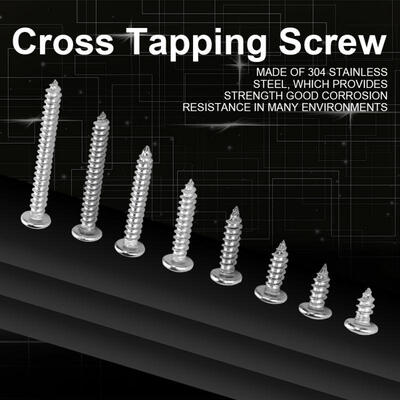 Greensen 200Pcs M4 Stainless Steel Cross Self Tapping Screws Combination Set Pan Head
Greensen 200Pcs M4 Stainless Steel Cross Self Tapping Screws Combination Set Pan Head